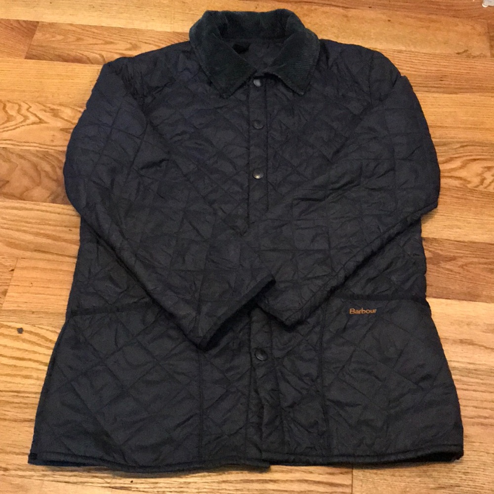 Navy Blue Barbour jacket